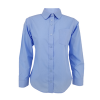 Light Blue Peter Pan Shirt For Girls - 6222 - ONLY $8