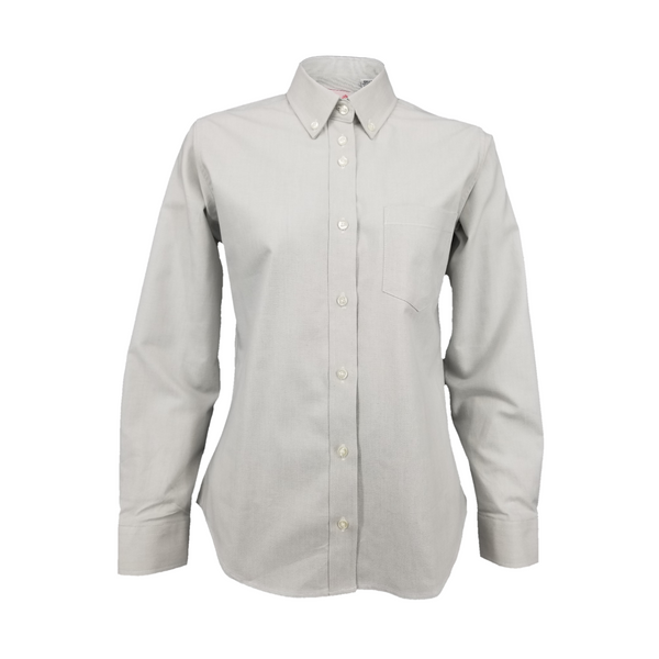 Grey Oxford blouse