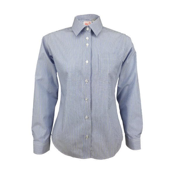 Blue horizon striped shirt