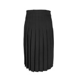 betty z - black - pleated skirt - washable - school uniform - wool blend