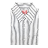 betty z - dark navy striped blouse - long sleeves - girls school uniform