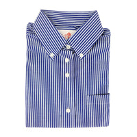 Navy Striped Shirt For Girls - 6255