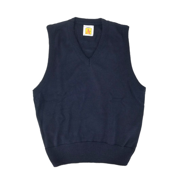 Fine Guage Acrylic Vest Navy 6433 - Priced to sell adut xl