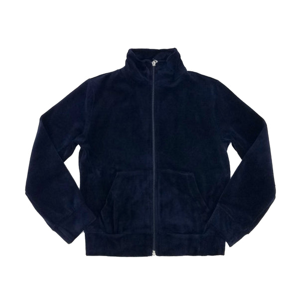 Navy Zip Up Velour 869 USD - 50% OFF