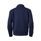 Navy Zip up Fleece Sweatshirt Without Hood - 9310