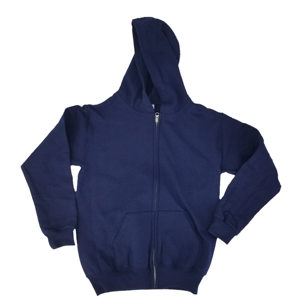 Navy Kangaroo Hooded Fleece Sweatshirt - 996 - Available upon request