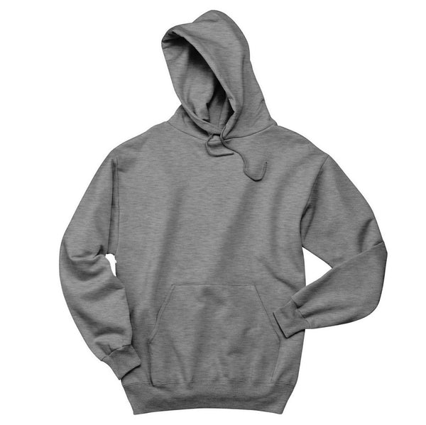 Oxford Grey Kangaroo Hooded Fleece Sweatshirt - 996