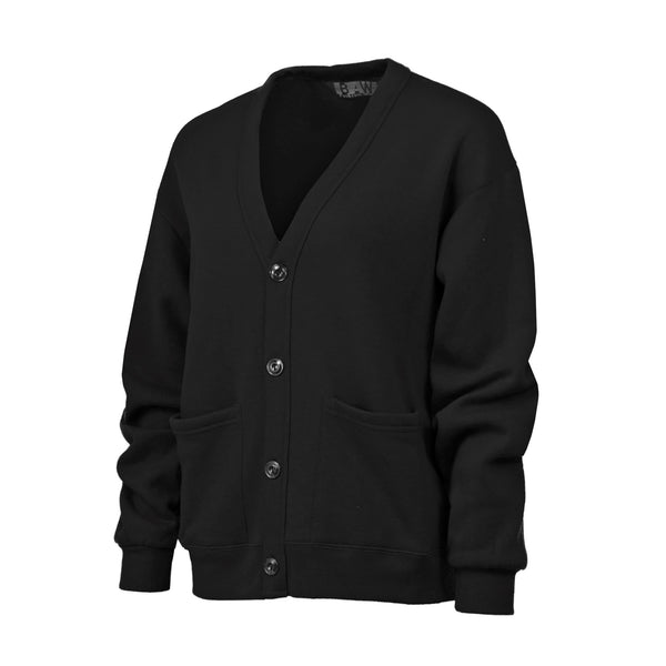 black buttoned down cardigan LC200