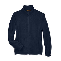 Navy Zip up 100% Polyester Fleece without hood - M990W- Available upon request