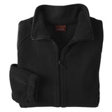 Black Zip up 100% Polyester Fleece without hood - M990W Ladies